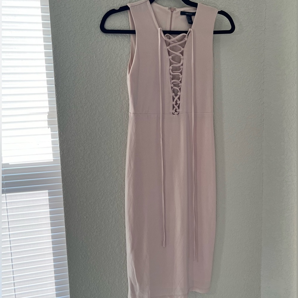 Forever 21 Nude dress